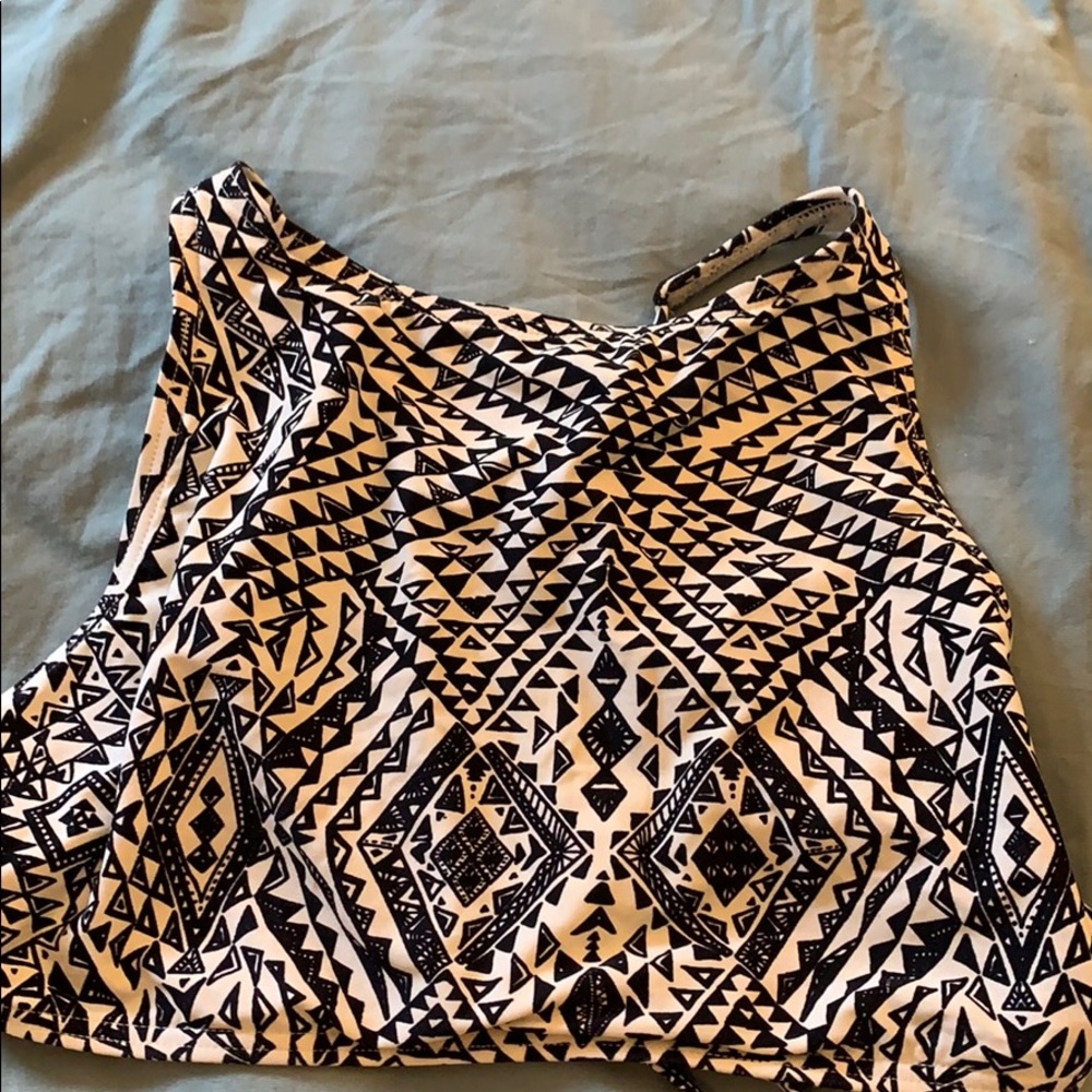 Halter tribal top